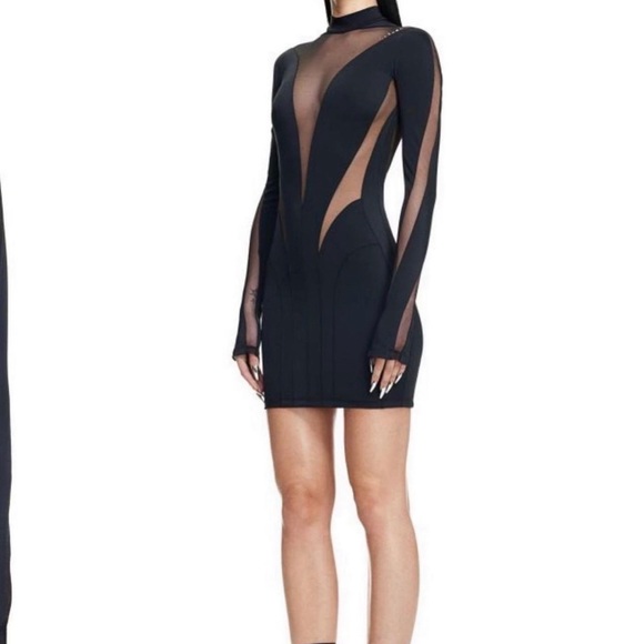 Mugler H&M iconic mesh dress - Picture 5 of 11